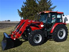 2011 Case IH Farmall 105U MFWD Tractor W/Loader 