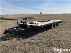 2019 Pj 20' T/A Flatbed Trailer 