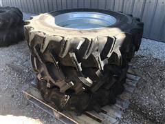 11R24.5 Sprinkler Tires On Galvanized Rims 