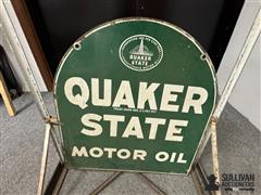 Quaker State Motor Oil Sign 