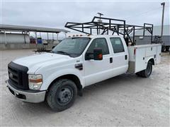 2008 Ford F350 2WD Crew Cab Utility Truck 