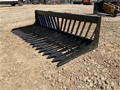 75” Rock Bucket Skid Steer Attachment 