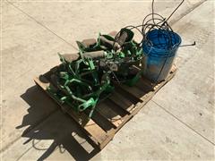 John Deere Double Disc Fertilizer Setup 