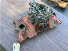 1957-61 Chevrolet 283ci Intake & Rochester 4 Jet Carb 