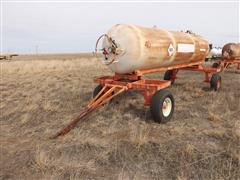 1977 Trinity 1500 Gallon Trailer Mounted Anhydrous Tank 
