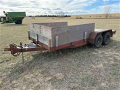 16' T/A Flatbed Trailer 