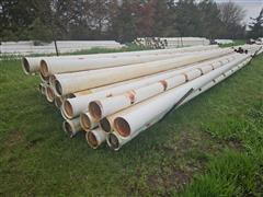 8" PVC Gated Irrigation Pipe 
