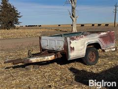 Homemade S/A Pickup Box Utility Trailer 