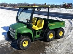 2004 John Deere Gator 6x4 UTV & Fully Adjustable Front Dozer Blade 