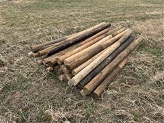 4" X 8' Wood Posts 