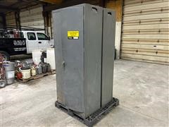 Tennsco Gray Steel Storage Cabinets 