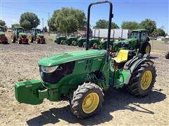 2018 John Deere 5075GL MFWD Orchard Tractor 