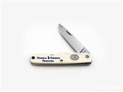 White Moore Maker Knife With NSP Logo 