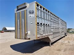 2004 Merritt Cattle Drive Gold Line T/A Livestock Trailer 