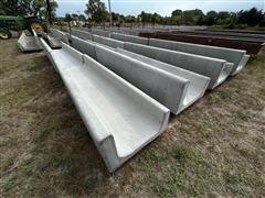 Concrete Fence Line Feed Bunks 