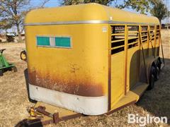 1971 Chief's 6'x16' T/A Livestock Trailer 