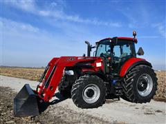 2017 Case IH Farmall 120U MFWD Tractor W/Loader 