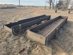 Wooden Feed Bunks 