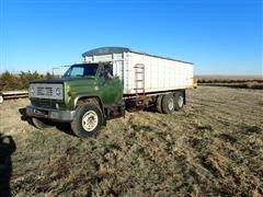 1976 Chevrolet C65 Custom Deluxe T/A Grain Truck W/Obeco Steel Grain Box 