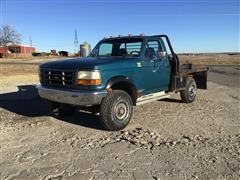 1995 Ford F350 4X4 Pickup W/Bale Bed 