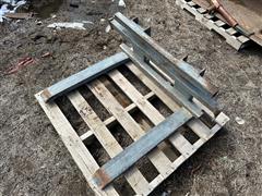 Skid Steer Quick Attach Pallet Forks 