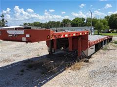 1998 Towmaster RC40 T/A Drop Deck Trailer W/Hyd Tail Section 