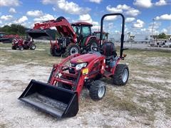 2018 Mahindra EMax22L MFWD Compact Utility Tractor W/Loader 