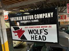 Wolf’s Head Motor Oil Advertisement 