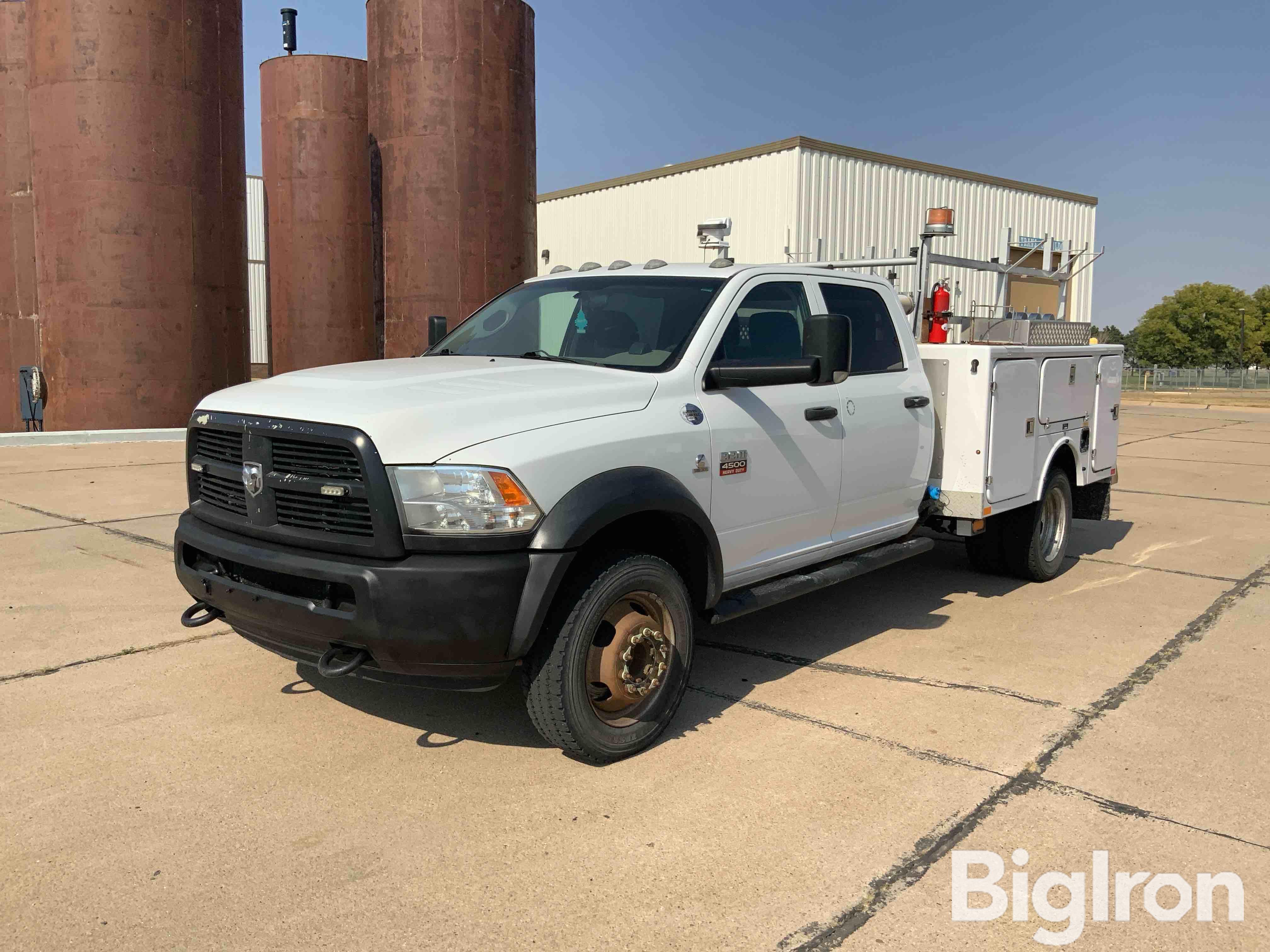 2012 RAM 4500 HD 4x4 Crew Cab Utility Truck 