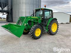 2008 John Deere 6430 MFWD Tractor W/563 Loader 