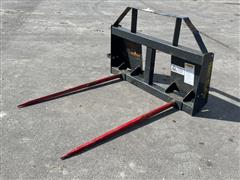 2022 Land Honor Hay Bale Spear Skid Steer Attachment 