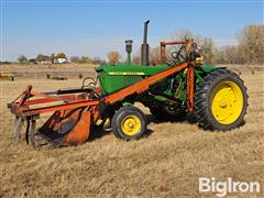 1961 John Deere 3010 2WD Diesel Tractor W/ Loader & Grapple Bucket 