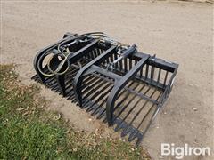 2024 JCT Brush Grapple Skid Steer Attachment 