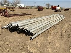 8" Galvanized Gated Irrigation Pipe 