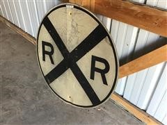 Antique Railroad Sign 