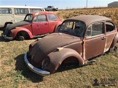 1970 Volkswagen Beetle Pair Of Parts Cars 