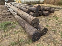 Assorted Pole Barn Poles 