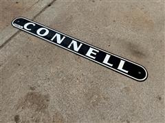Connell Metal Sign 