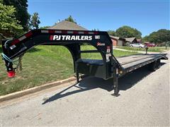 2023 PJ LS Gooseneck Flatbed Trailer 