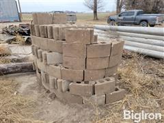 Curved Cinder Blocks 