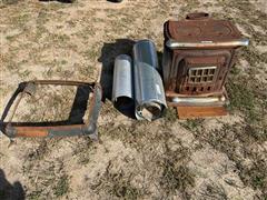 Double Star Antique Parlor Stove 