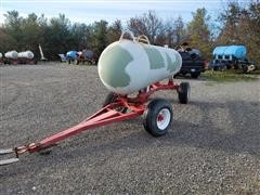 1000 Gallon Ammonia Tank W/cart 