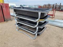 5' Galvanized Feed Bunk 