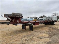 1970 Shop Built T/A Flatbed Trailer 