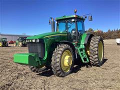 2002 John Deere 8520 MFWD Tractor 