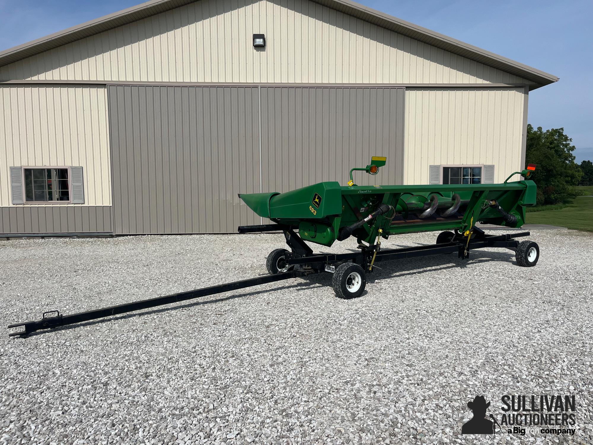 2001 John Deere 693 6R30 Corn Head W/Header Trailer 