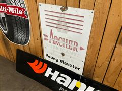 Archer Lubricants Metal Sign 