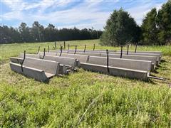 Concrete Fence Line Feed Bunks 