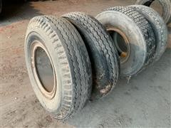Cooper Road Master 10.00-20 Tube Type Tires & Rims 
