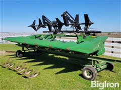 John Deere 643 Poly Corn Header W/Cart 
